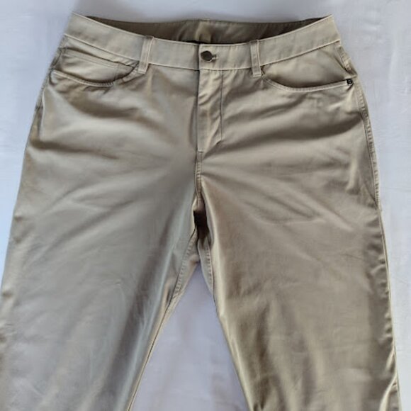 LULULEMON | ABC Slim-Fit 5 Pocket Khaki Pant Warpstreme Wrinkle Resistant 34 - Picture 11 of 16